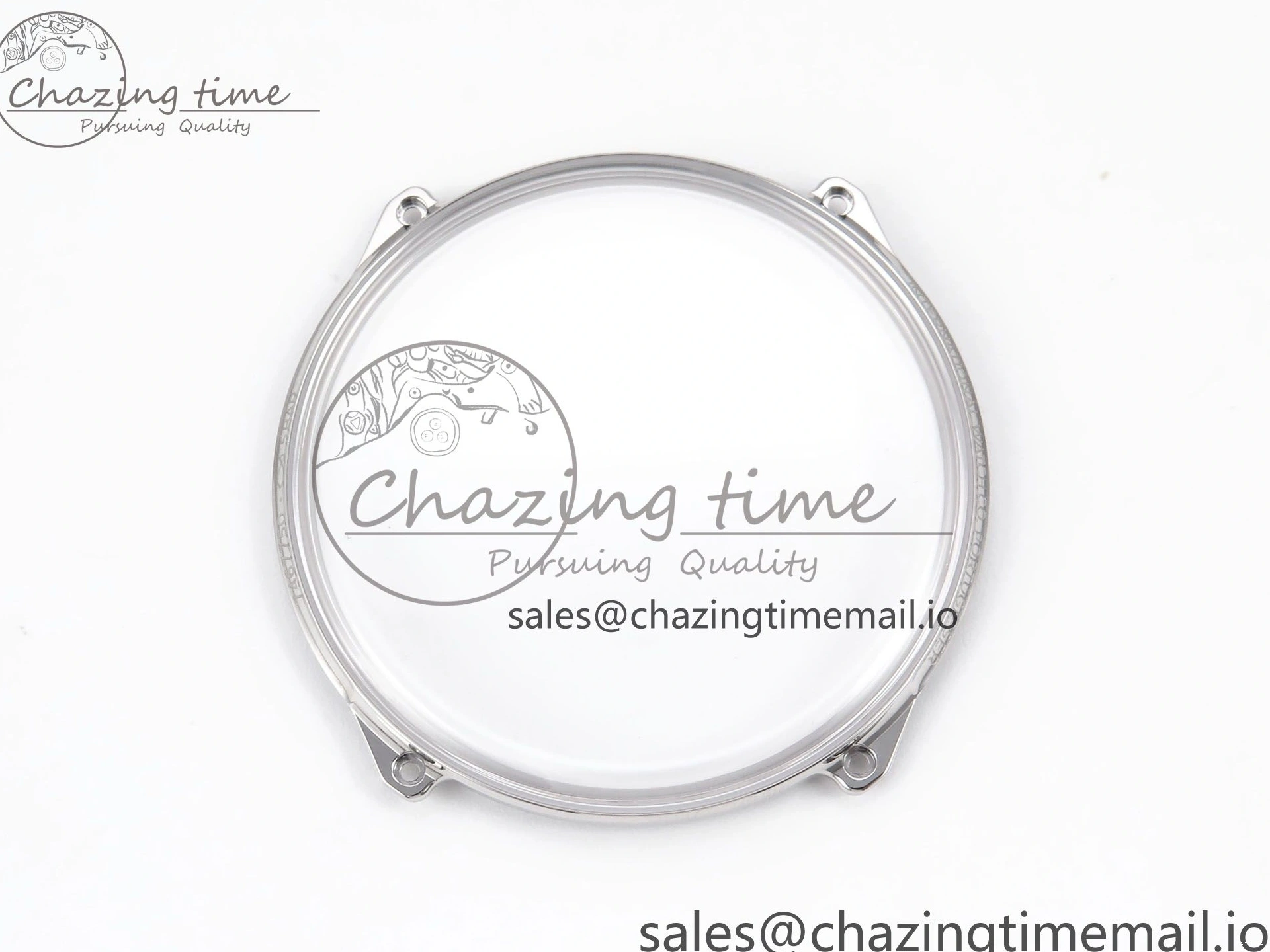 MIROTIME 0302 OnTrend Portugieser Automatic 42mm SS APSF 1:1 Best Edition White RG Dial on Black Leather Strap A 7010